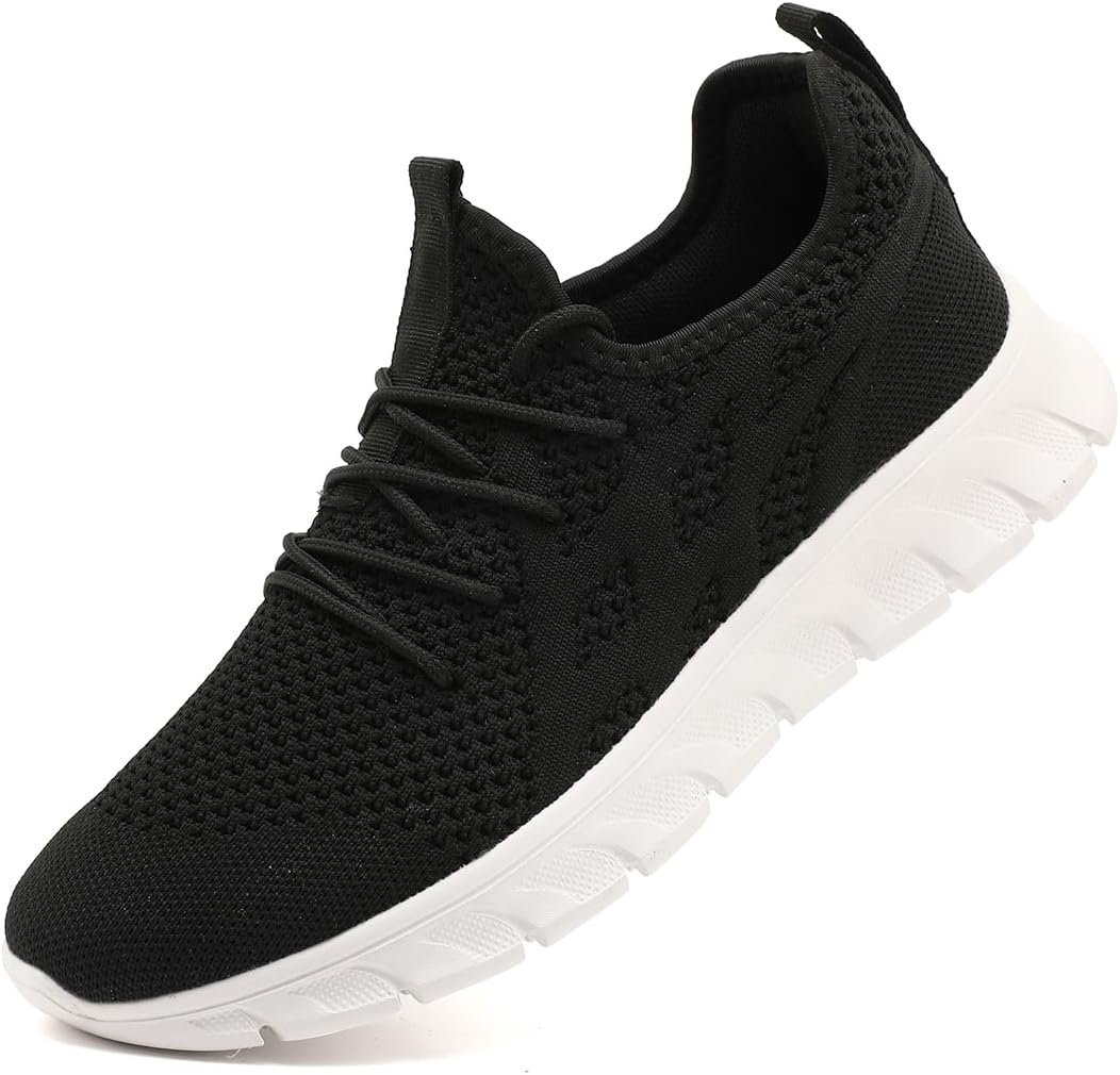 Men's Running Shoes Road Walking Breathable Athletic Sneakers - Image 7