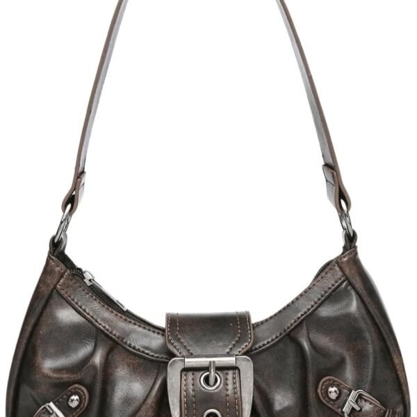 Verdusa Shoulder Bag for Women Y2k Mini Purse Cute Goth Punk Vintage Purse