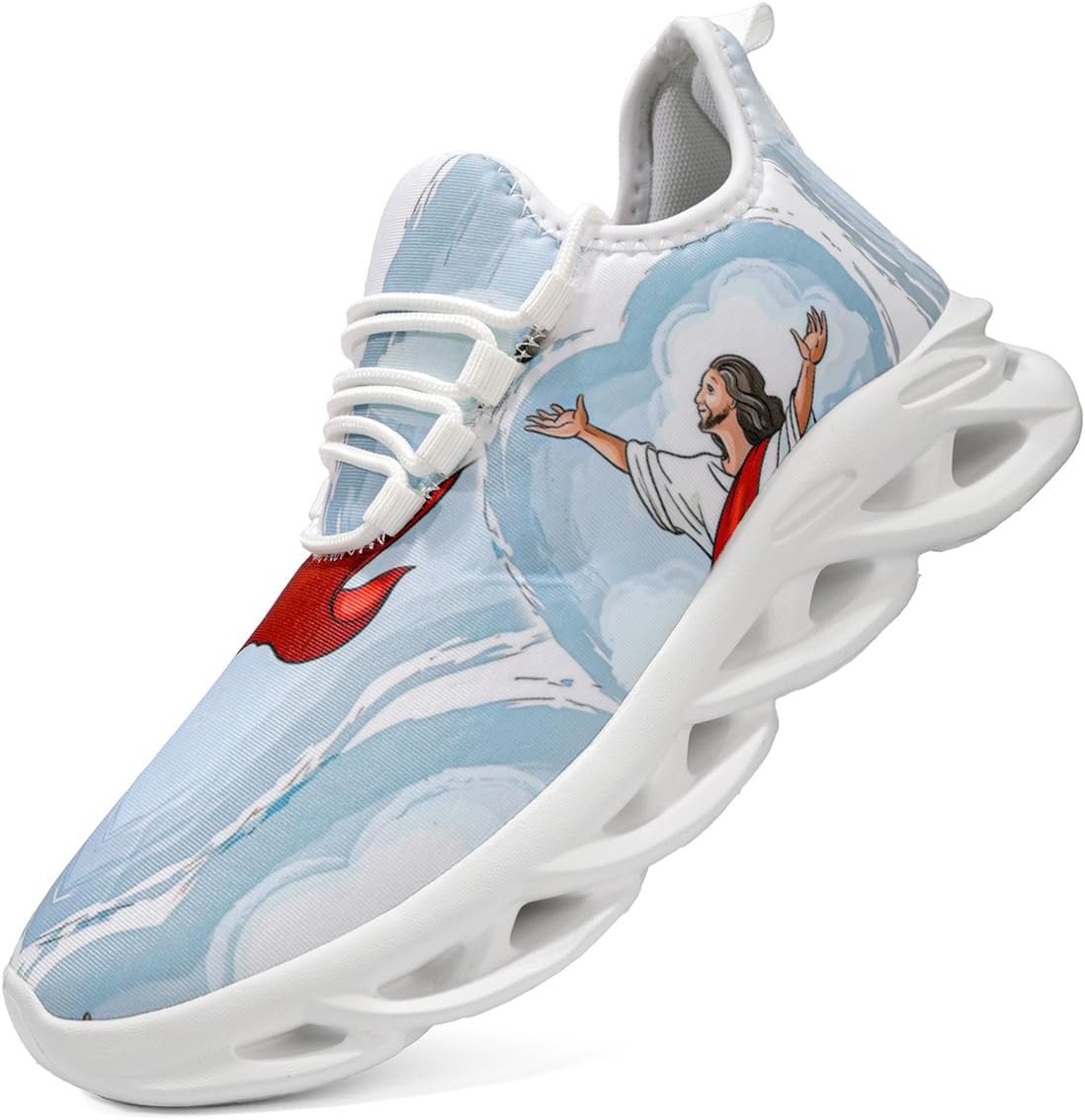 Mens Running Shoes Lightweight Breathable Fashion Sneakers - Image 3