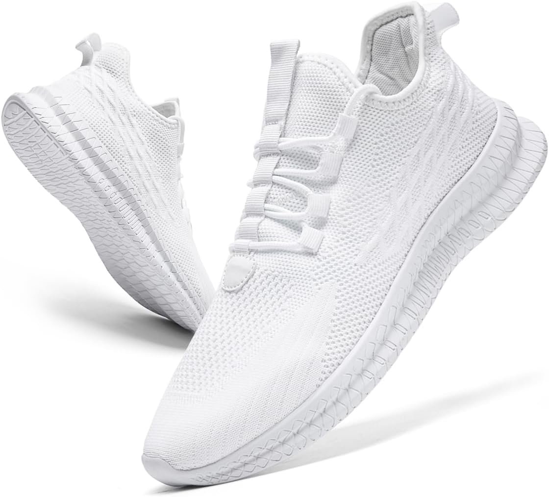 Mens Running Walking Shoes,Lightweight Breathable Mesh - Image 4