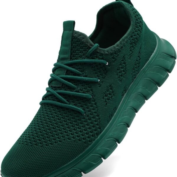 Men's Running Shoes Road Walking Breathable Athletic Sneakers