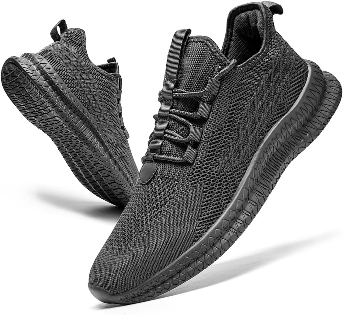 Mens Running Walking Shoes,Lightweight Breathable Mesh - Image 8
