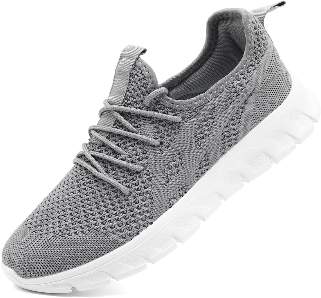 Men's Running Shoes Road Walking Breathable Athletic Sneakers - Image 5