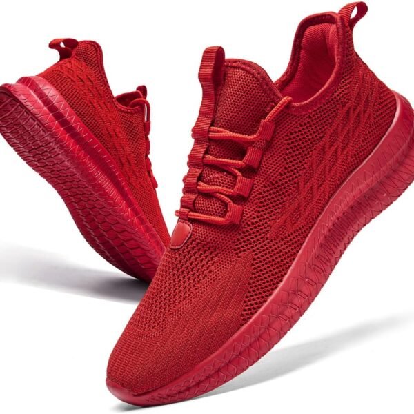 Mens Running Walking Shoes,Lightweight Breathable Mesh