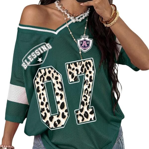 SOLY HUX Women's Y2k Jersey Shirts Graphic Oversized Tops